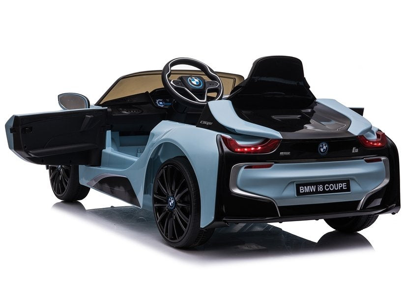 Elektrické auto na akumulator BMW i8 s dálkovým ovládáním modré