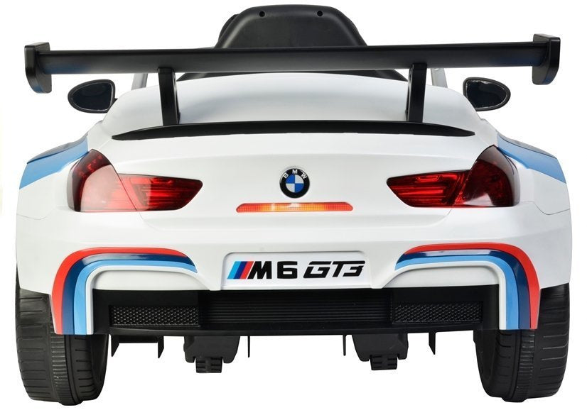 Elektrické auto na akumulátor BMW M6 GT3 s dálkovým ovládáním bílé