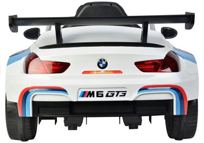 Elektrické auto na akumulátor BMW M6 GT3 s dálkovým ovládáním bílé
