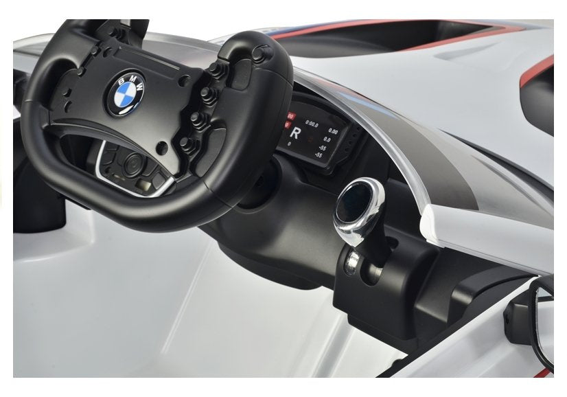 Elektrické auto na akumulátor BMW M6 GT3 s dálkovým ovládáním bílé