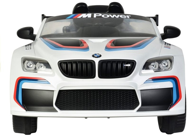 Elektrické auto na akumulátor BMW M6 GT3 s dálkovým ovládáním bílé