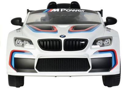 Elektrické auto na akumulátor BMW M6 GT3 s dálkovým ovládáním bílé