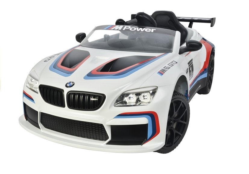 Elektrické auto na akumulátor BMW M6 GT3 s dálkovým ovládáním bílé