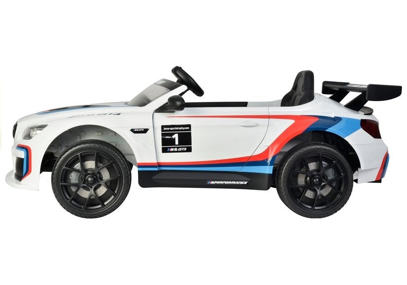 Elektrické auto na akumulátor BMW M6 GT3 s dálkovým ovládáním bílé