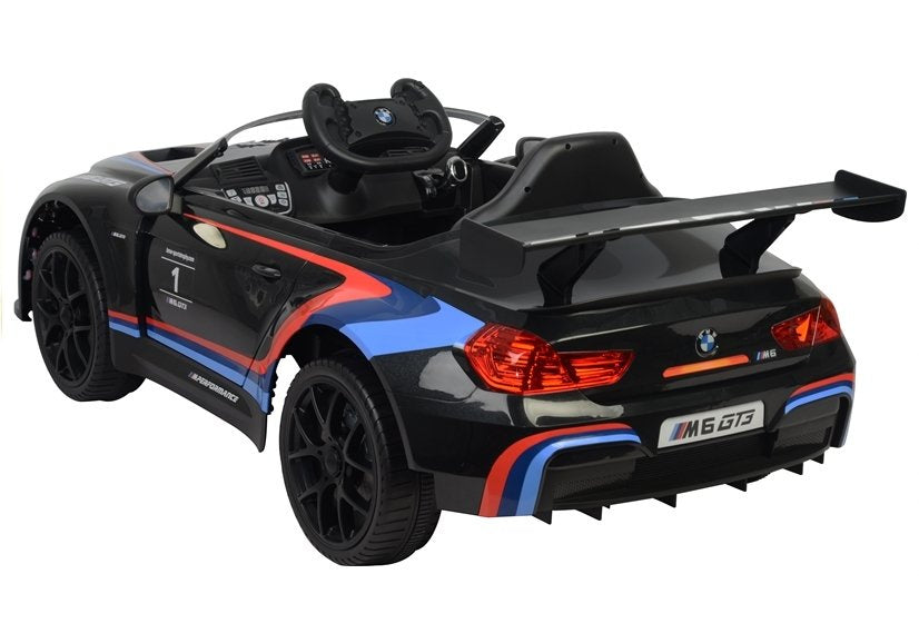 Elektrické auto na akumulátor BMW M6 GT3 s dálkovým ovládáním černé