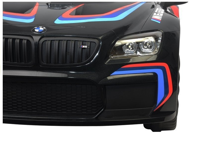 Elektrické auto na akumulátor BMW M6 GT3 s dálkovým ovládáním černé