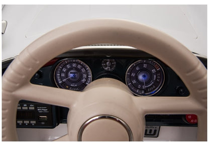 Elektrické auto na akumulátor BMW Retro bílé pro děti – BMW