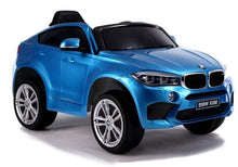 Elektrické auto na akumulátor BMW X6 s dálkovým ovládáním modré