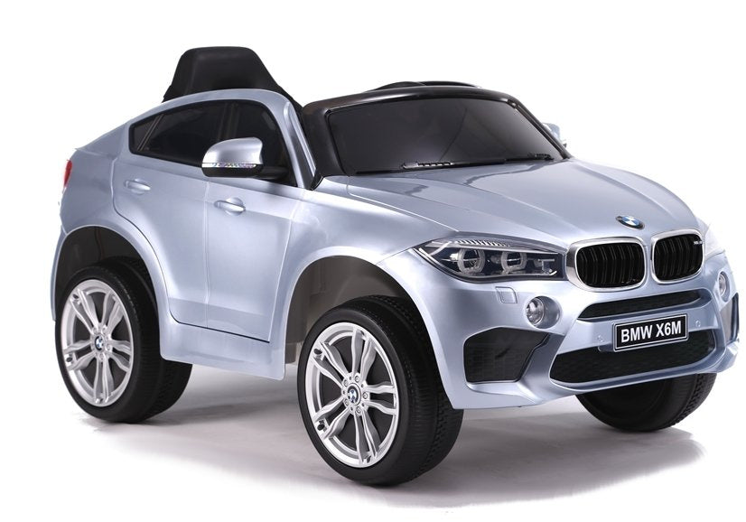 Elektrické auto na akumulátor BMW X6 s dálkovým ovládáním stříbrné