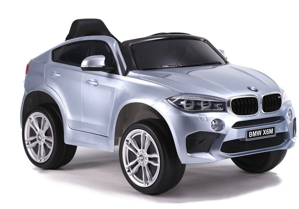 Elektrické auto na akumulátor BMW X6 s dálkovým ovládáním stříbrné