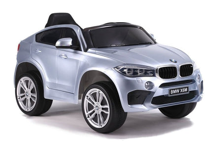 Elektrické auto na akumulátor BMW X6 s dálkovým ovládáním stříbrné