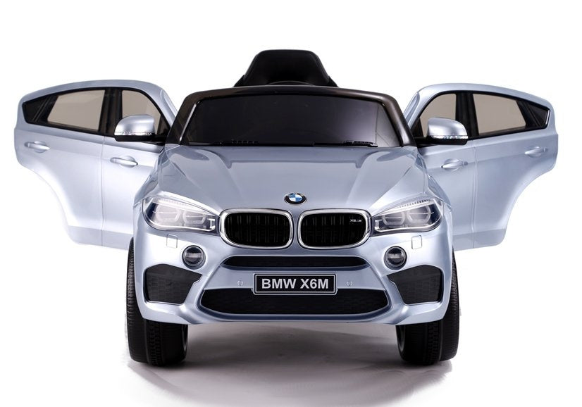 Elektrické auto na akumulátor BMW X6 s dálkovým ovládáním stříbrné