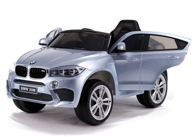 Elektrické auto na akumulátor BMW X6 s dálkovým ovládáním stříbrné