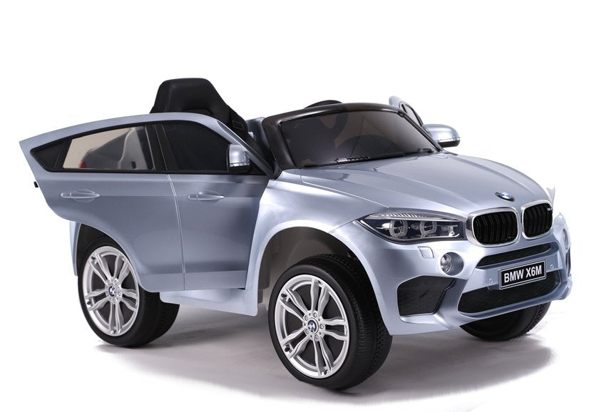Elektrické auto na akumulátor BMW X6 s dálkovým ovládáním stříbrné