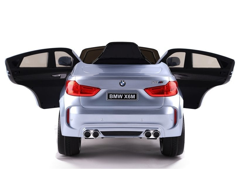 Elektrické auto na akumulátor BMW X6 s dálkovým ovládáním stříbrné