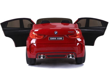 Elektrické auto na akumulátor BMW X6M s dálkovým ovládáním červené