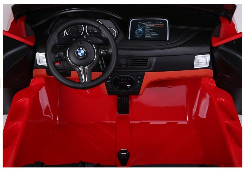 Elektrické auto na akumulátor BMW X6M s dálkovým ovládáním červené