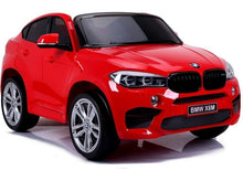 Elektrické auto na akumulátor BMW X6M s dálkovým ovládáním červené
