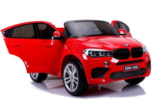 Elektrické auto na akumulátor BMW X6M s dálkovým ovládáním červené