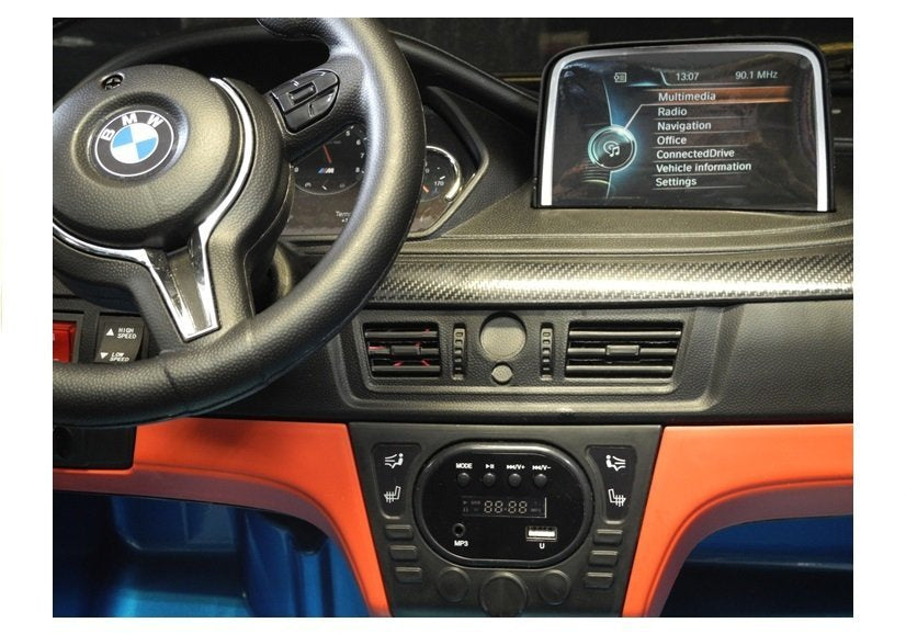 Elektrické auto na akumulátor BMW X6M s dálkovým ovládáním červené
