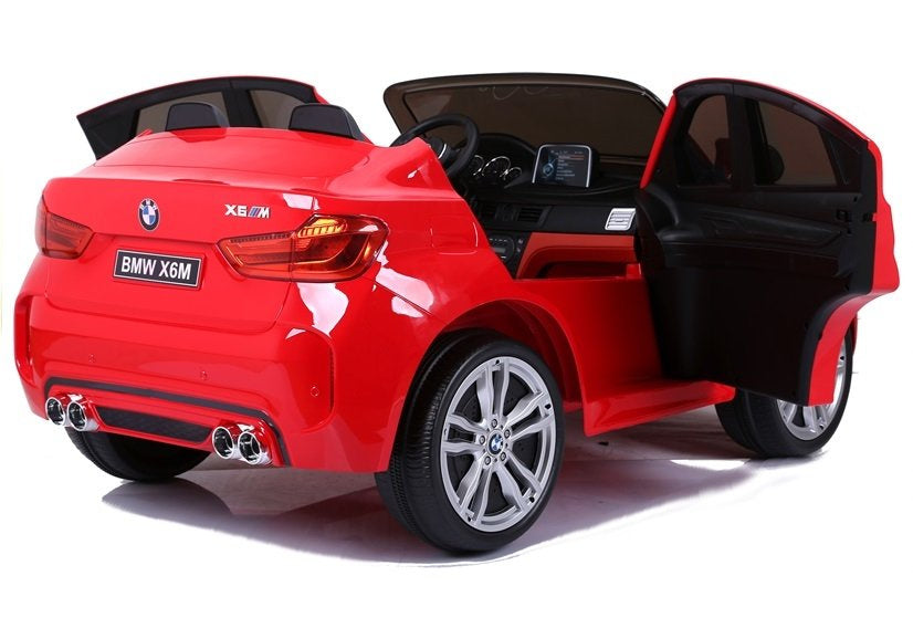 Elektrické auto na akumulátor BMW X6M s dálkovým ovládáním červené