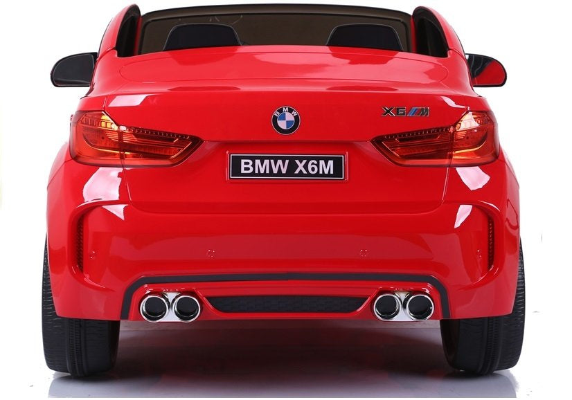Elektrické auto na akumulátor BMW X6M s dálkovým ovládáním červené