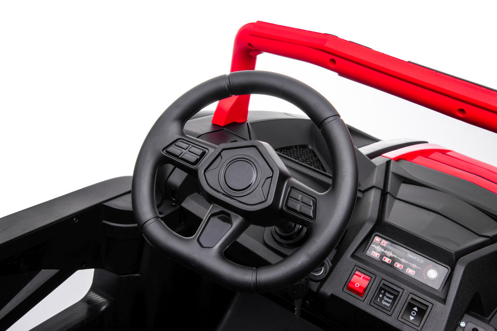 Elektrické auto na akumulátor Buggy STRONG A032 bílé