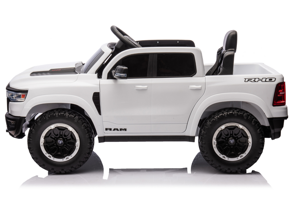 Elektrické auto na akumulátor Dodge Ram – bílé