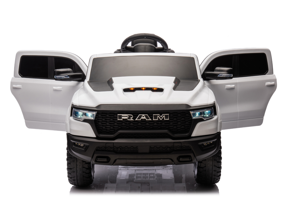 Elektrické auto na akumulátor Dodge Ram – bílé
