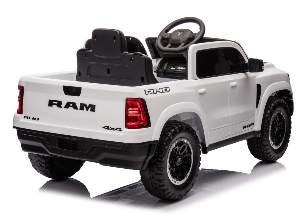 Elektrické auto na akumulátor Dodge Ram – bílé