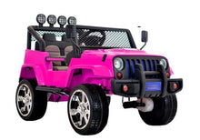 Elektrické auto na akumulátor Jeep 4x45W růžové S2388