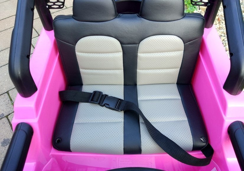 Elektrické auto na akumulátor Jeep 4x45W růžové S2388