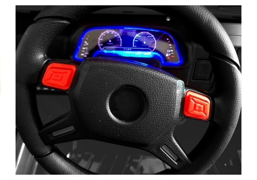 Elektrické auto na akumulátor Jeep HP012 s dálkovým ovládáním černé