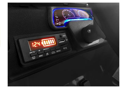 Elektrické auto na akumulátor Jeep HP012 s dálkovým ovládáním černé