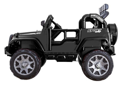 Elektrické auto na akumulátor Jeep HP012 s dálkovým ovládáním černé