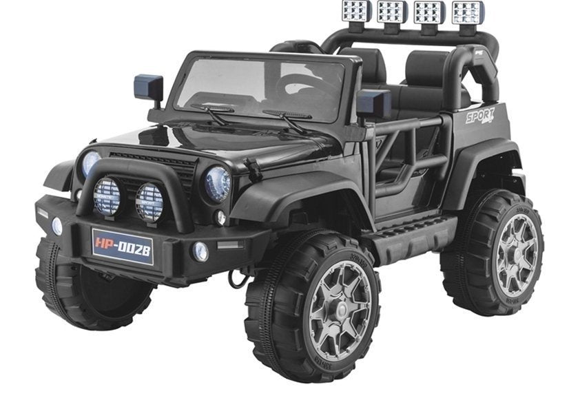 Elektrické auto na akumulátor Jeep HP012 s dálkovým ovládáním černé