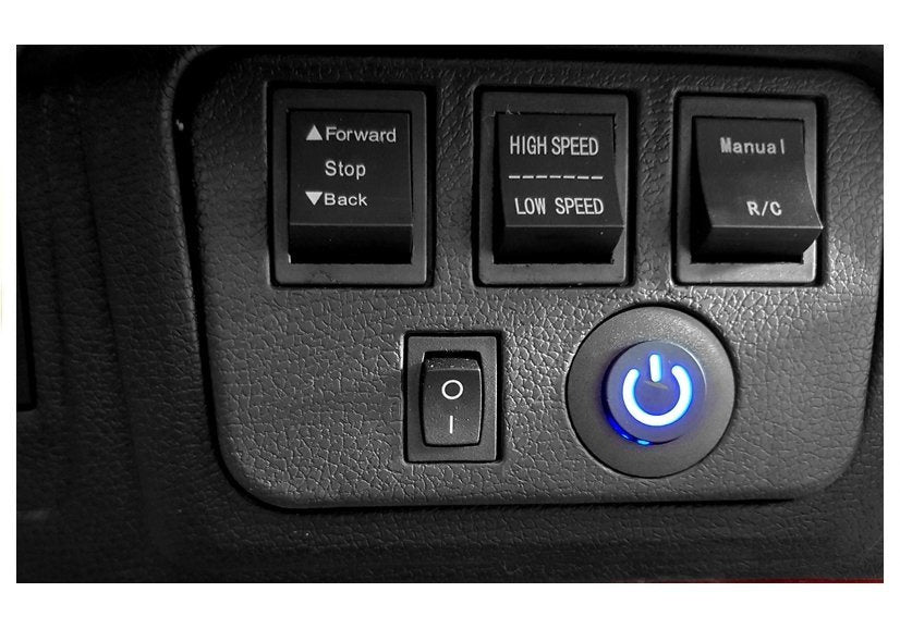 Elektrické auto na akumulátor Jeep HP012 s dálkovým ovládáním růžové
