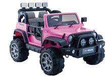 Elektrické auto na akumulátor Jeep HP012 s dálkovým ovládáním růžové