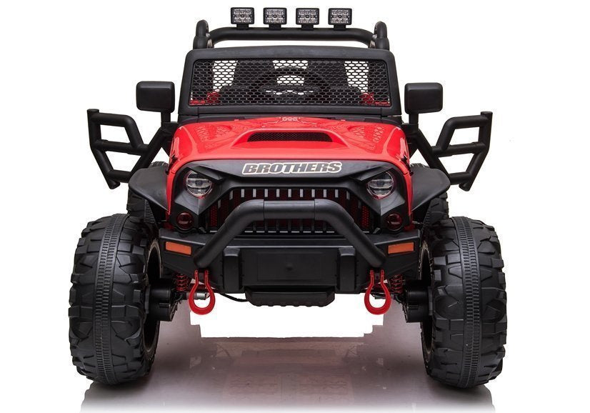 Elektrické auto na akumulator Jeep JC666 červené