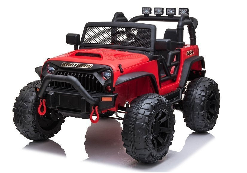 Elektrické auto na akumulator Jeep JC666 červené