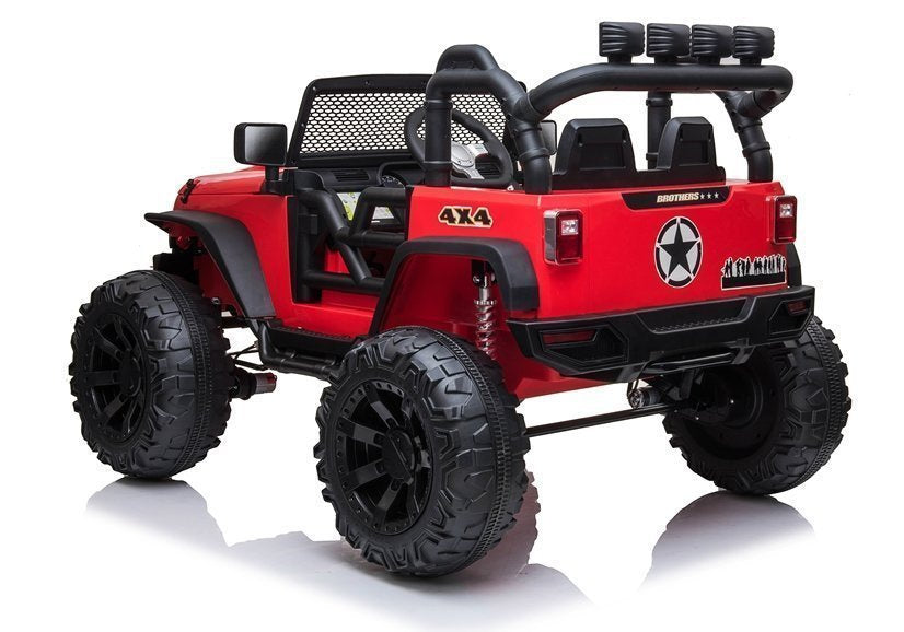 Elektrické auto na akumulator Jeep JC666 červené