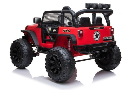 Elektrické auto na akumulator Jeep JC666 červené