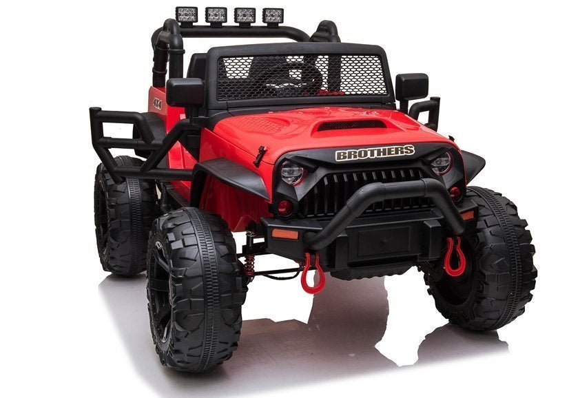 Elektrické auto na akumulator Jeep JC666 červené