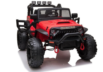 Elektrické auto na akumulator Jeep JC666 červené