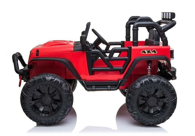 Elektrické auto na akumulator Jeep JC666 červené