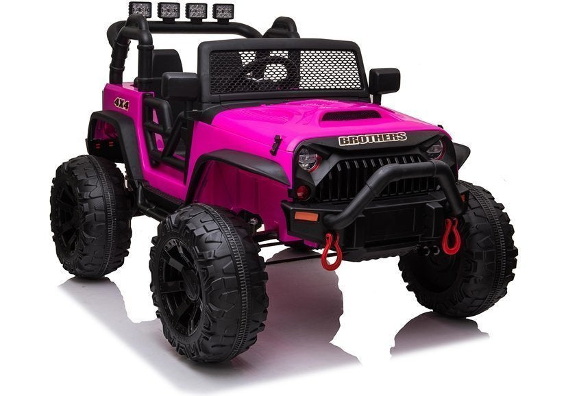 Elektrické auto na akumulator Jeep JC666 růžové