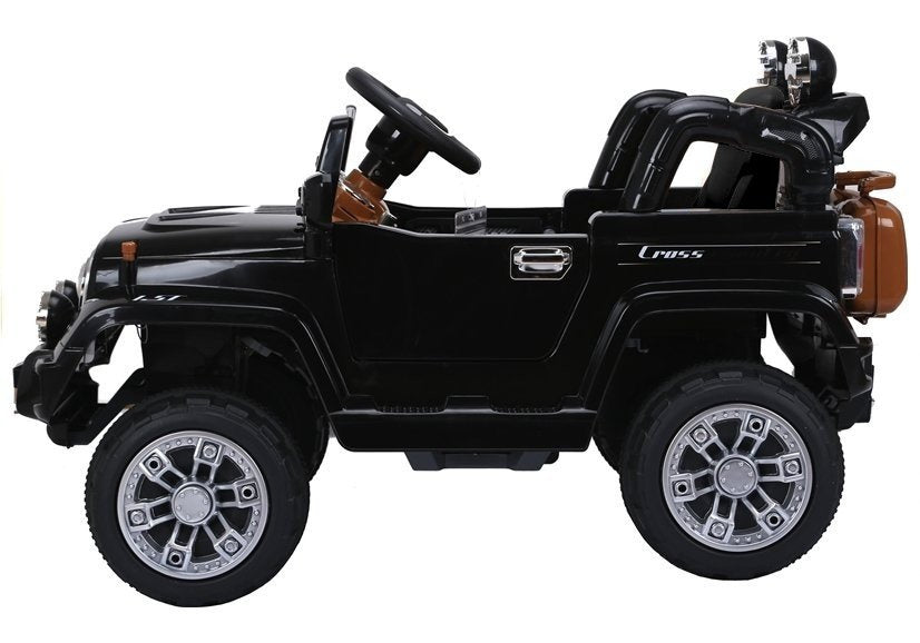 Elektrické auto na akumulátor Jeep JJ245 s dálkovým ovládáním černé