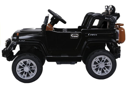 Elektrické auto na akumulátor Jeep JJ245 s dálkovým ovládáním černé