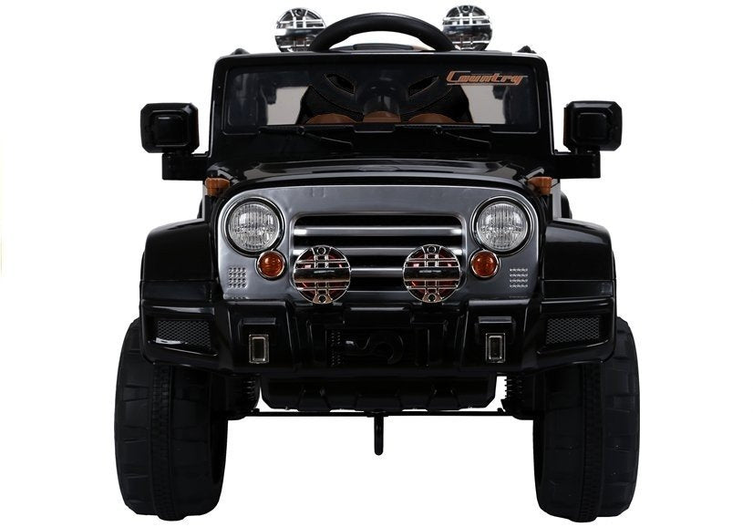 Elektrické auto na akumulátor Jeep JJ245 s dálkovým ovládáním černé