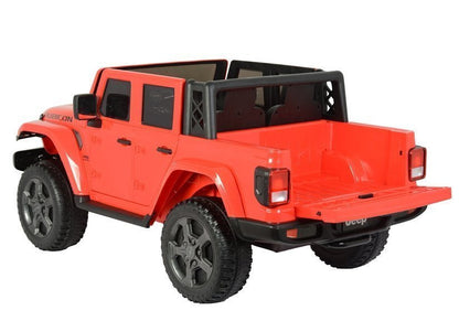 Elektrické auto na akumulator Jeep Rubicon 6768R červené